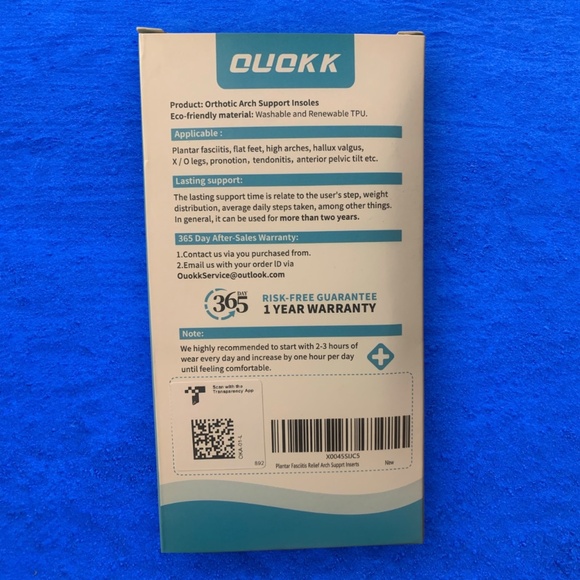 ORTHOTIC ARCH SUPPORT FOOT CARE DEVICE / NEW! - LG - Picture 2 of 5